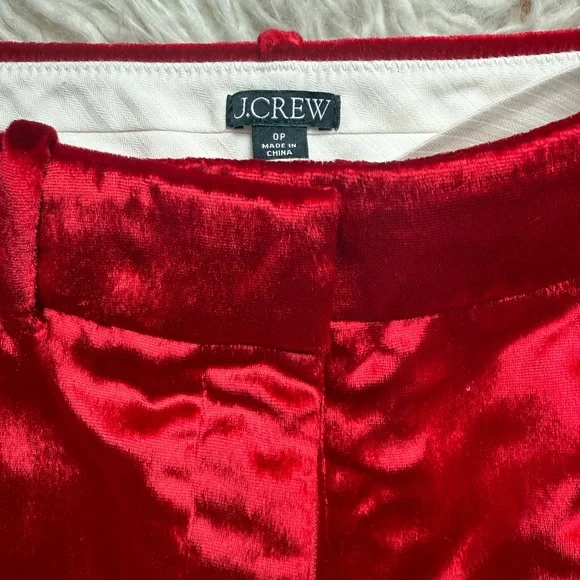 Petite Carolina pant in drapey velvet - Picture 2 of 5